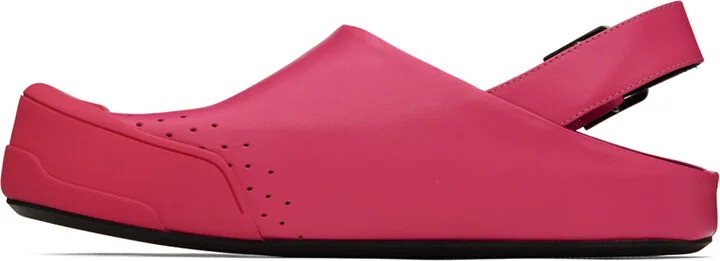 Marni Pink Fussbett Sabot Sandals - Image 3