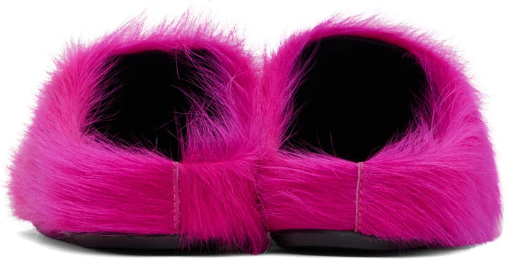 Marni Pink Fussbett Sabot Slip-on Loafers - Image 2