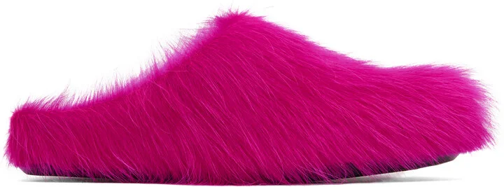 Marni Pink Fussbett Sabot Slip-on Loafers