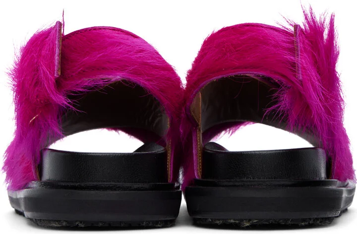 Marni Pink Fussbett Sandals - Image 2