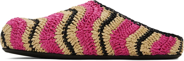 Marni Pink No Vacancy Inn Edition Fussbett Loafers - Image 3