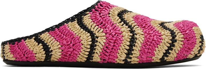 Marni Pink No Vacancy Inn Edition Fussbett Loafers