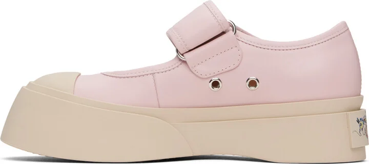 Marni Pink Pablo Mary Jane Ballerina Flats - Image 3
