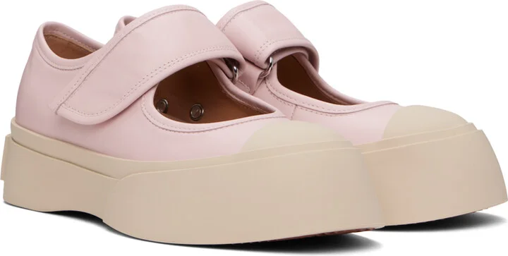 Marni Pink Pablo Mary Jane Ballerina Flats - Image 4
