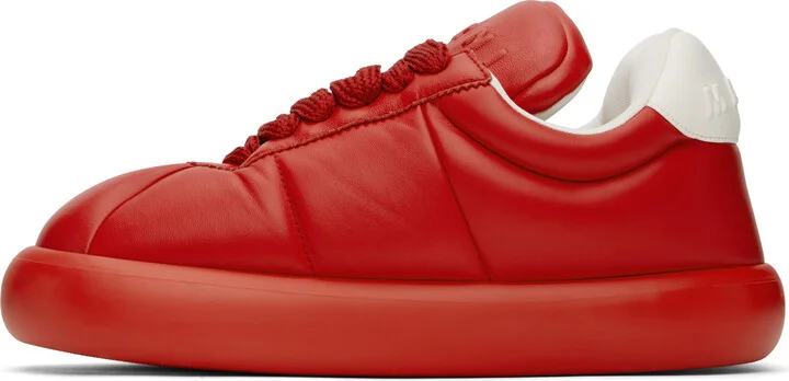 Marni Red Leather BigFoot 2.0 Sneakers - Image 3