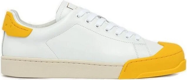 Marni Round Toe Low-Top Sneakers