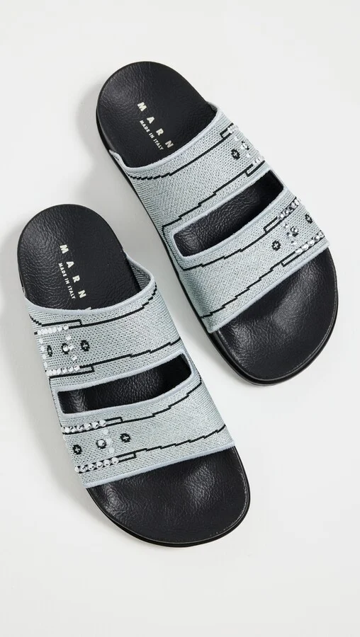 Marni Slide Sandals - Image 4