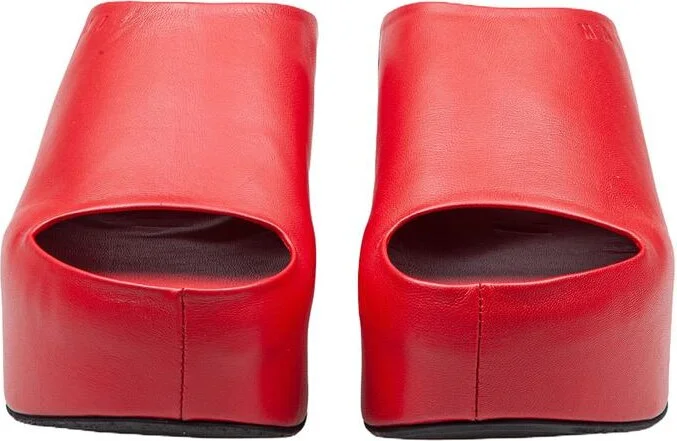 Marni Smooth Calfskin Slides - Image 3