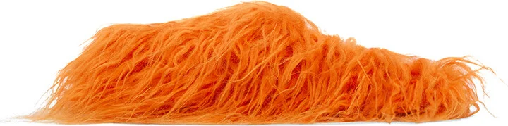 Marni SSENSE Exclusive Orange Fussbett Sabot Loafers - Image 3