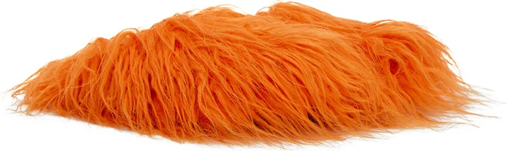 Marni SSENSE Exclusive Orange Fussbett Sabot Loafers - Image 4