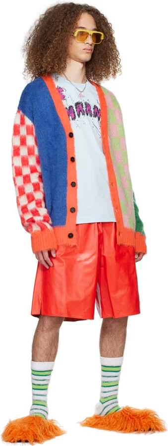 Marni SSENSE Exclusive Orange Fussbett Sabot Loafers - Image 5