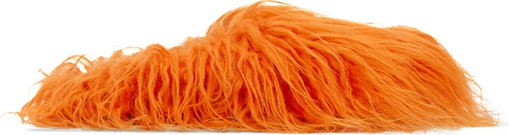 Marni SSENSE Exclusive Orange Fussbett Sabot Loafers