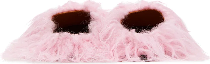 Marni SSENSE Exclusive Pink Fussbett Sabot Loafers - Image 2