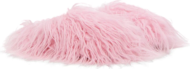 Marni SSENSE Exclusive Pink Fussbett Sabot Loafers - Image 4