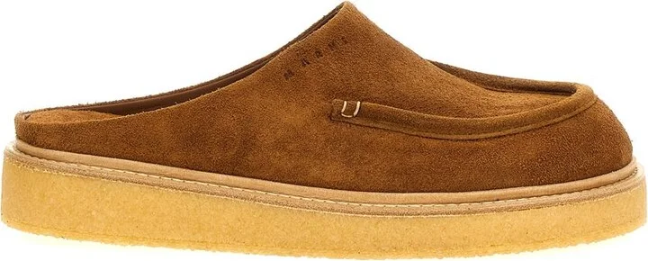 Marni Suede Sabots