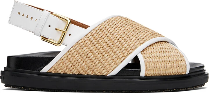 Marni Tan Fussbett Sandals