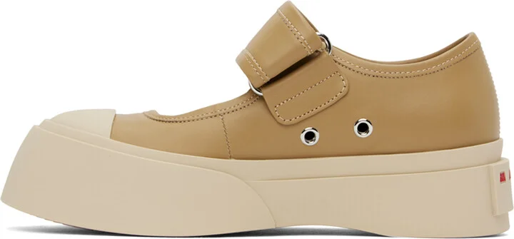 Marni Tan Pablo Mary Jane Ballerina Flats - Image 3