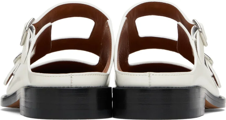 Marni White Bambi 3.0 Double Buckle Loafers - Image 2