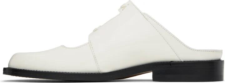 Marni White Bambi 3.0 Double Buckle Loafers - Image 3