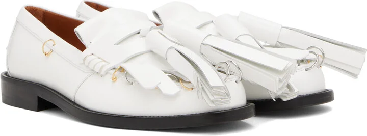 Marni White Bambi Loafers - Image 4