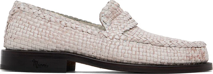 Marni White Bambi Loafers