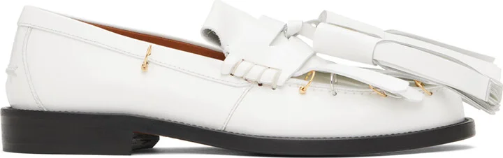 Marni White Bambi Loafers