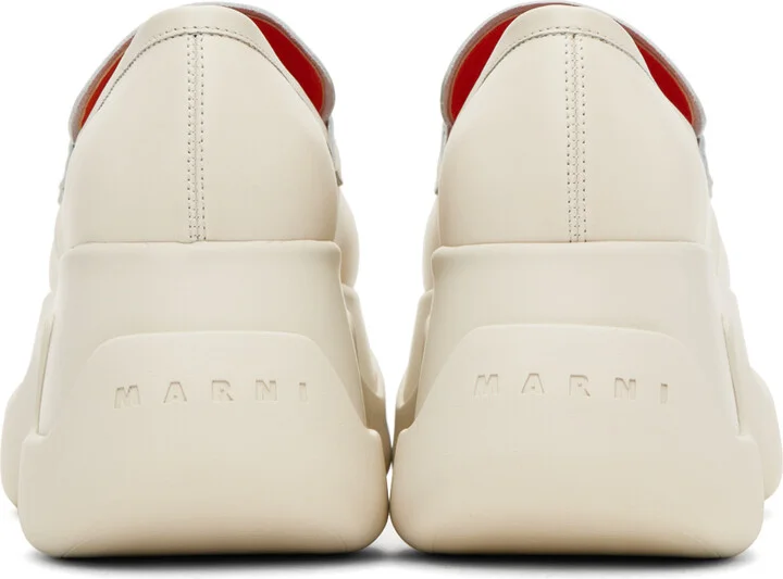 Marni White Chunky Loafers - Image 2