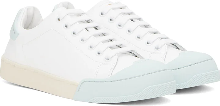 Marni White Dada Bumper Sneakers - Image 4