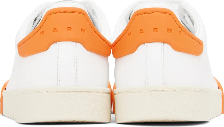 Marni White Dada Bumper Sneakers - Image 2
