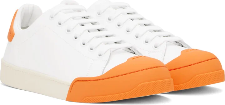 Marni White Dada Bumper Sneakers - Image 4