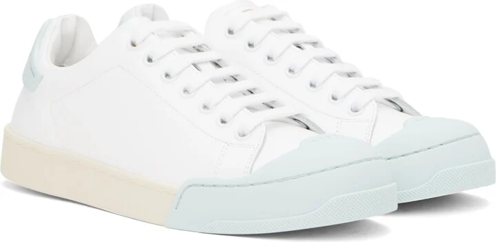 Marni White Dada Bumper Sneakers - Image 4