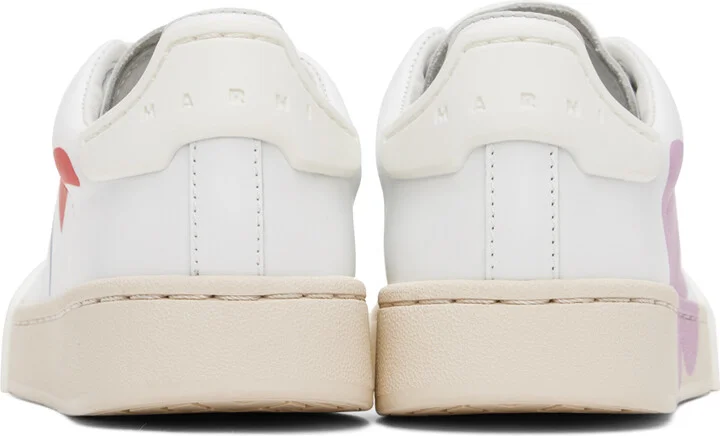 Marni White Dada Bumper Sneakers - Image 2
