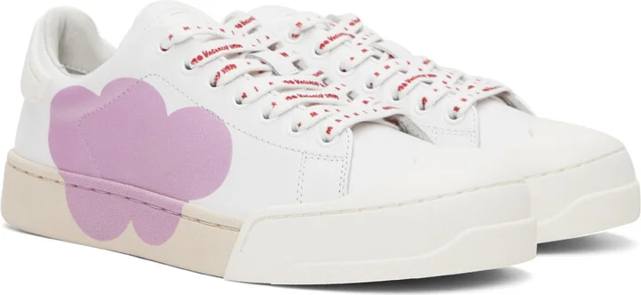 Marni White Dada Bumper Sneakers - Image 4