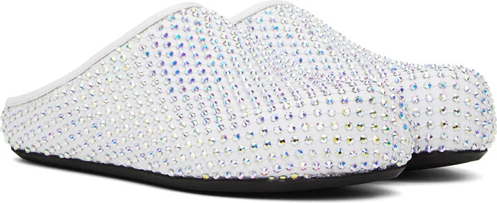 Marni White Fussbett Sabot Slippers - Image 4