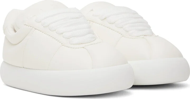 Marni White Leather Bigfoot 2.0 Sneakers - Image 4