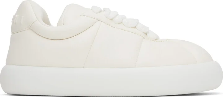 Marni White Leather BigFoot 2.0 Sneakers