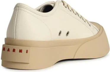 Marni White Leather Sneakers - Image 3