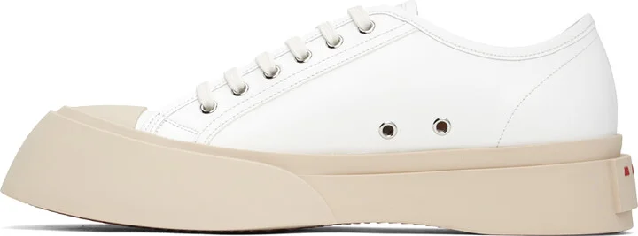 Marni White Nappa Leather Pablo Sneakers - Image 3