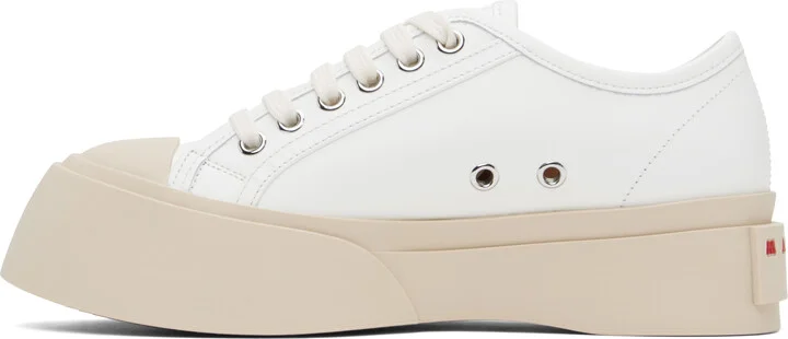 Marni White Nappa Leather Pablo Sneakers - Image 3