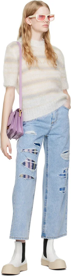 Marni White Pablo Chelsea Boots - Image 5