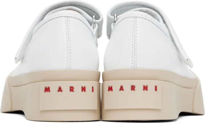 Marni White Pablo Mary Jane Ballerina Flats - Image 2