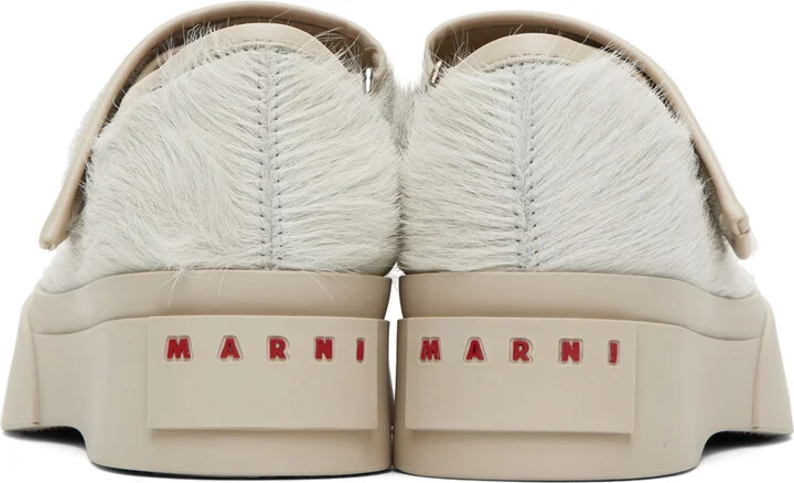 Marni White Pablo Mary Jane Ballerina Flats - Image 2