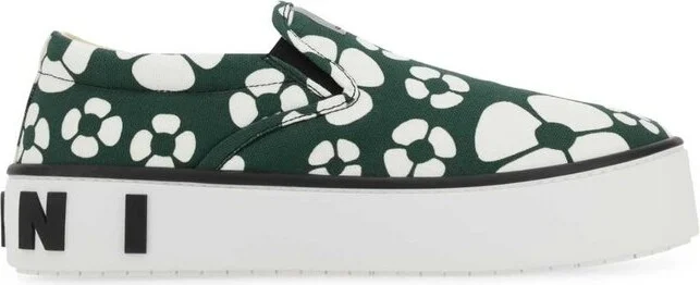 Marni X Charatt Floral Printed Sneakers