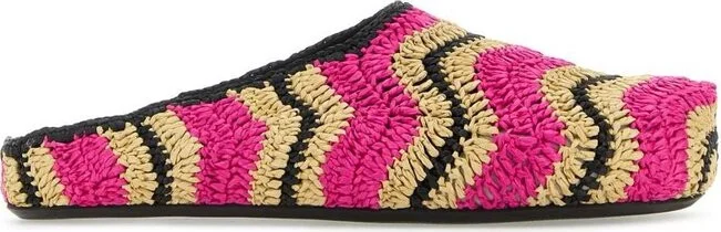 Marni X No Vacancy Inn Crochet Sabots