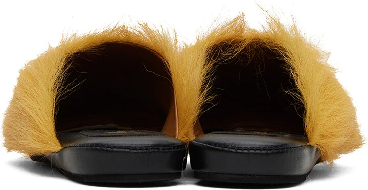 Marni Yellow Fussbett Sabot Slippers - Image 2