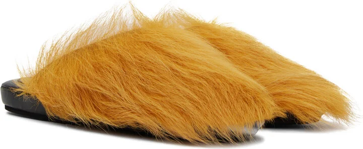 Marni Yellow Fussbett Sabot Slippers - Image 4