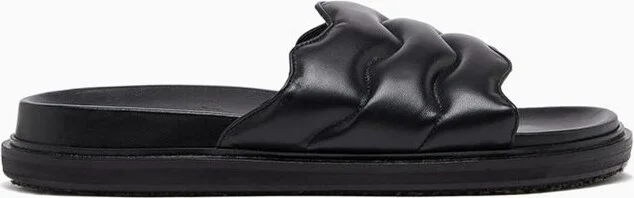 Marni Zip-Zag Padding Strap Slides