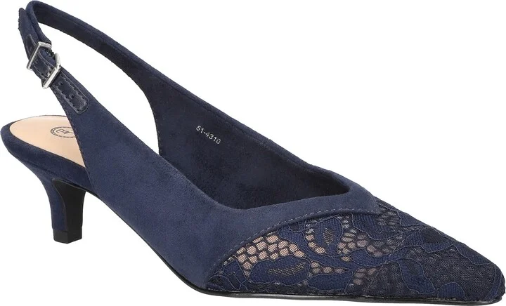 Marquette Slingback Kitten Heel Pump