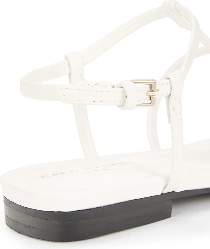 Marris T-Strap Flat Sandals - Image 6