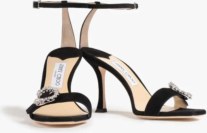 Marsai 90 embellished suede sandals - Image 2